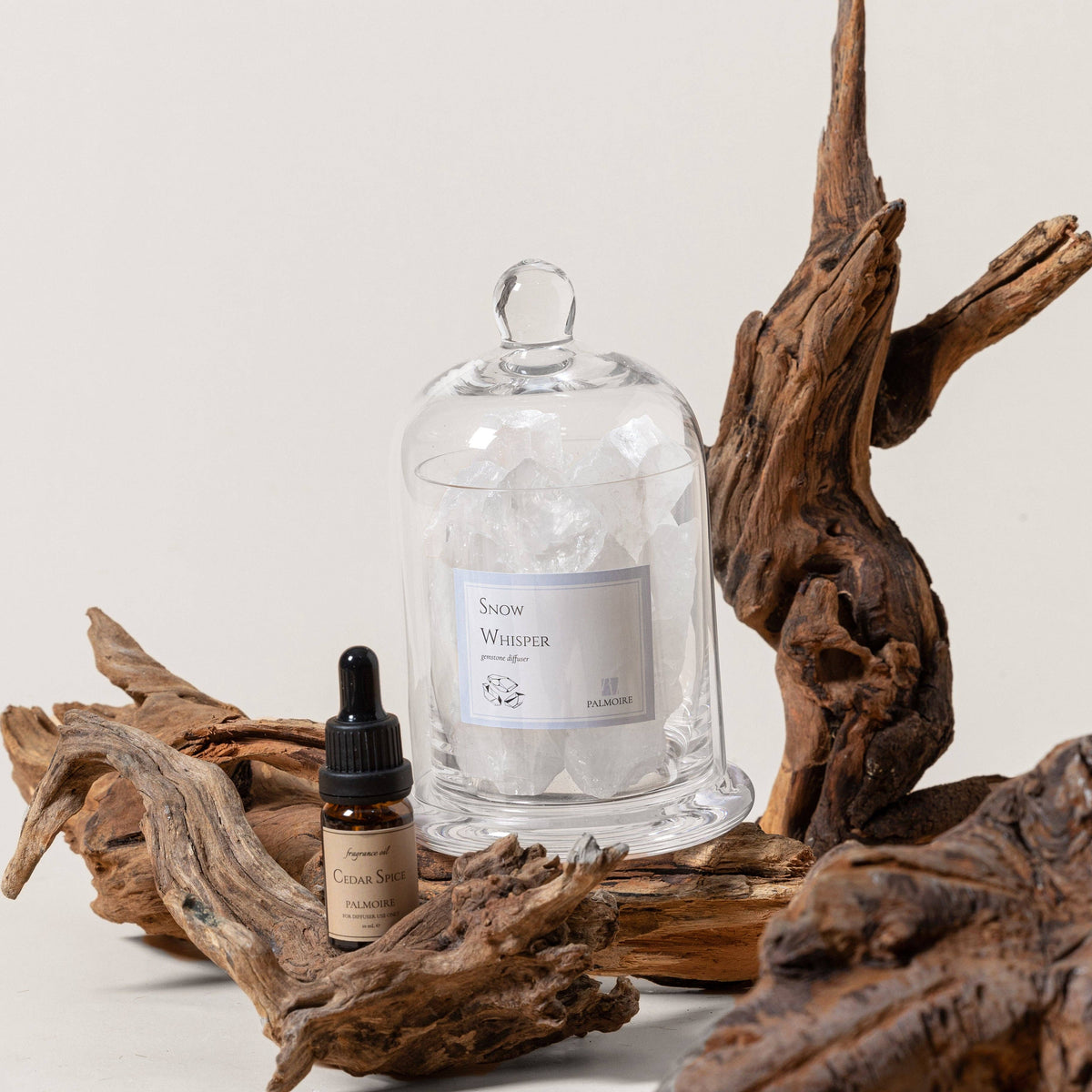 Snow Whisper Gemstone Diffuser [lemon/jasmine]