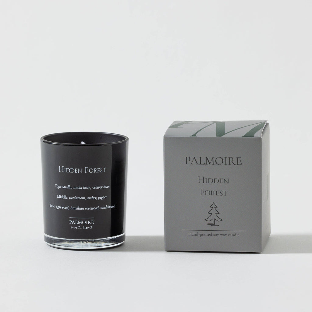 Hidden Forest Soy Wax Candle [vanilla/rosewood/sandalwood]