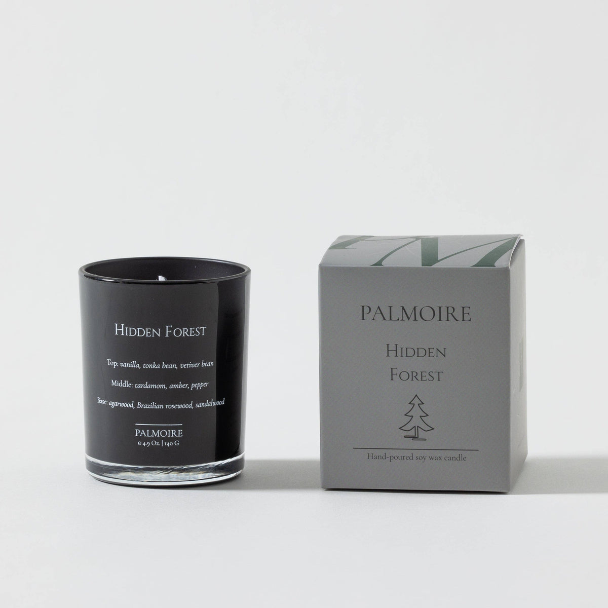 Hidden Forest Soy Wax Candle [vanilla/rosewood/sandalwood]