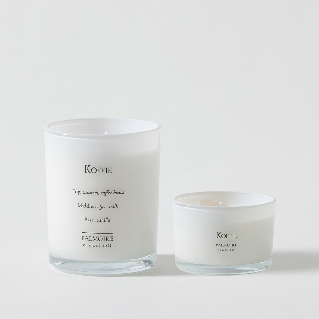 Koffie Soy Wax Candle Set (4.9 Oz / 2.3 Oz)