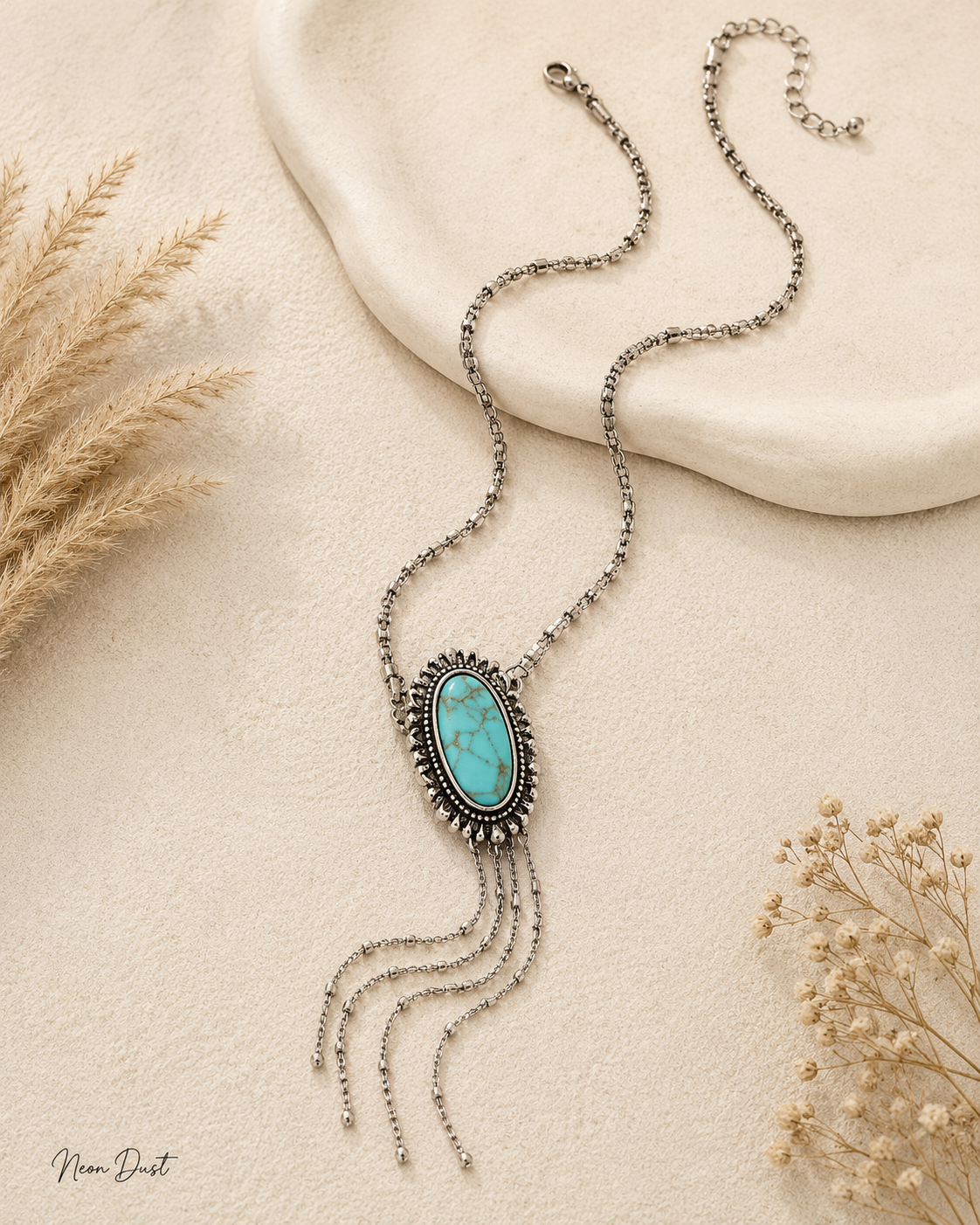 Turquoise Whisper Dust Necklace