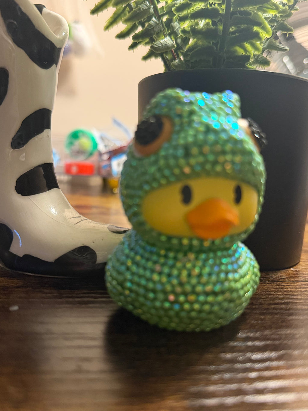 Pascal Inspired Bedazzled Duck