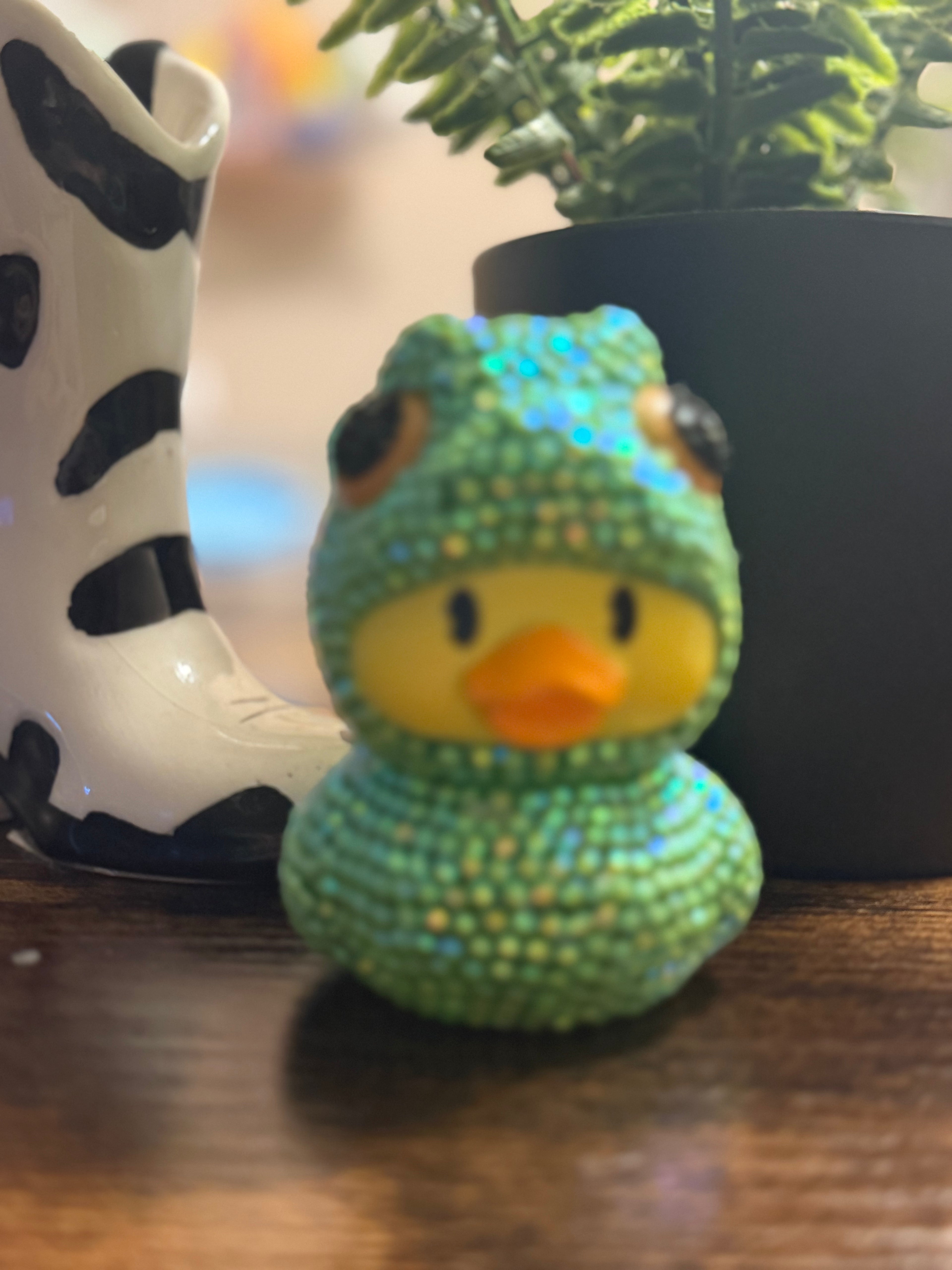 Pascal Inspired Bedazzled Duck