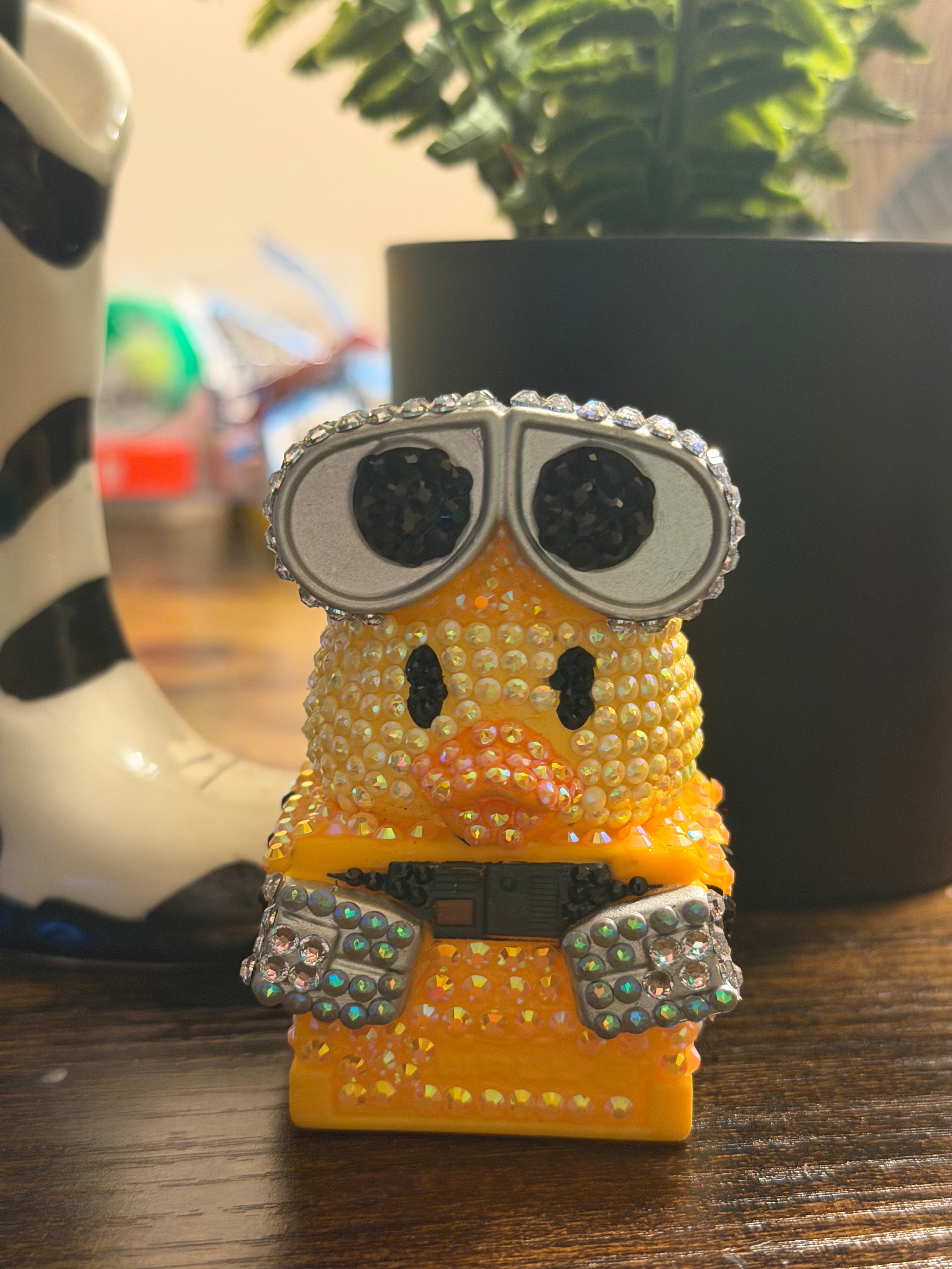 WALL-E Inspired Bedazzled Duck