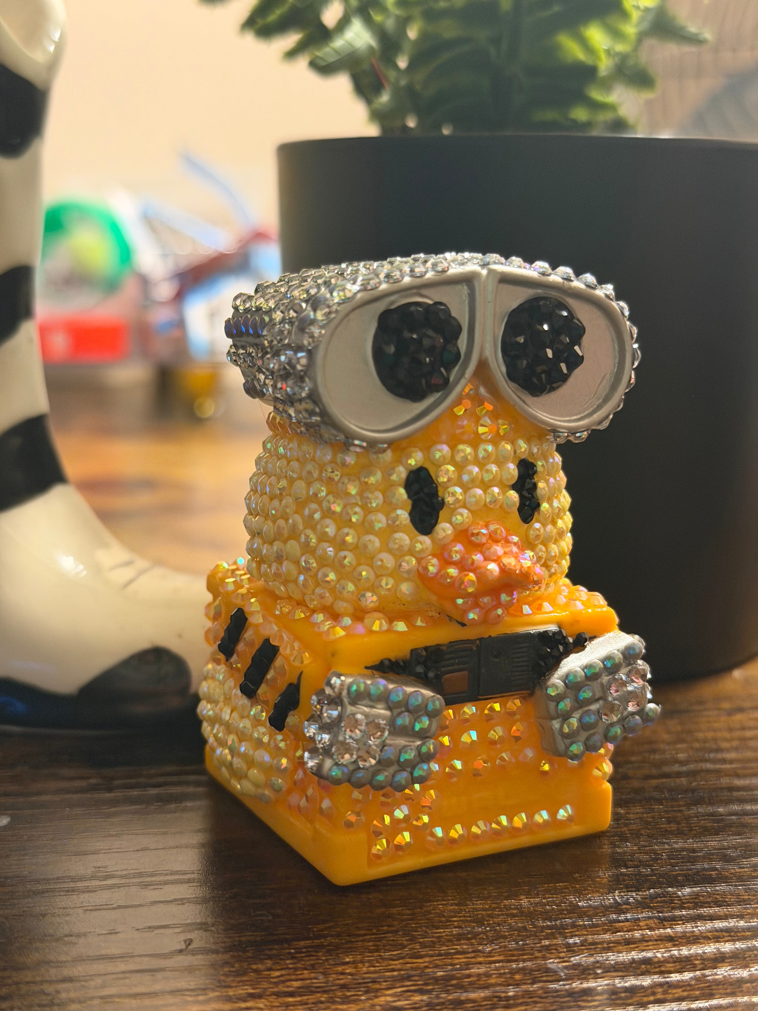 WALL-E Inspired Bedazzled Duck