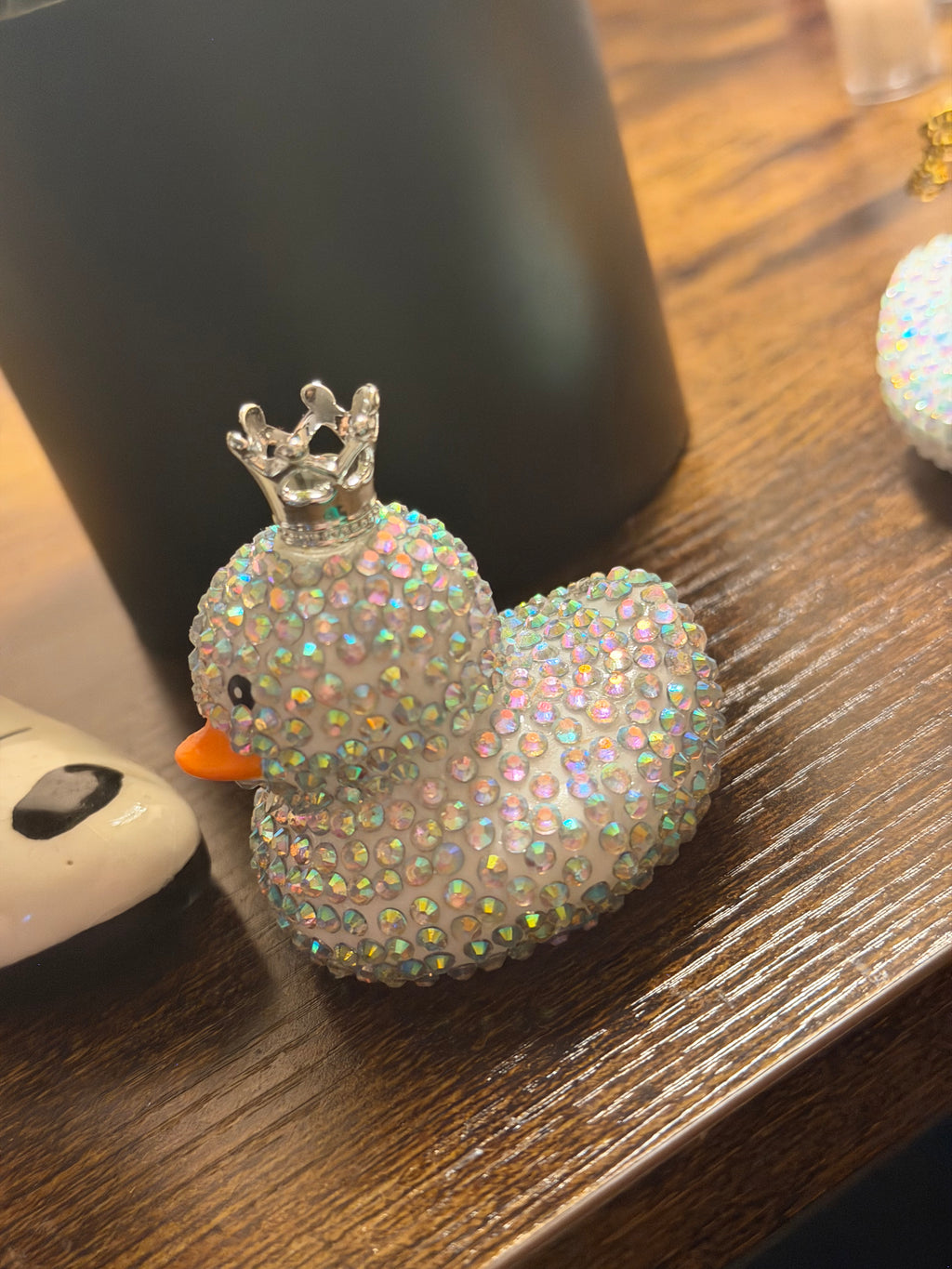 Bedazzled Duck with Crown
