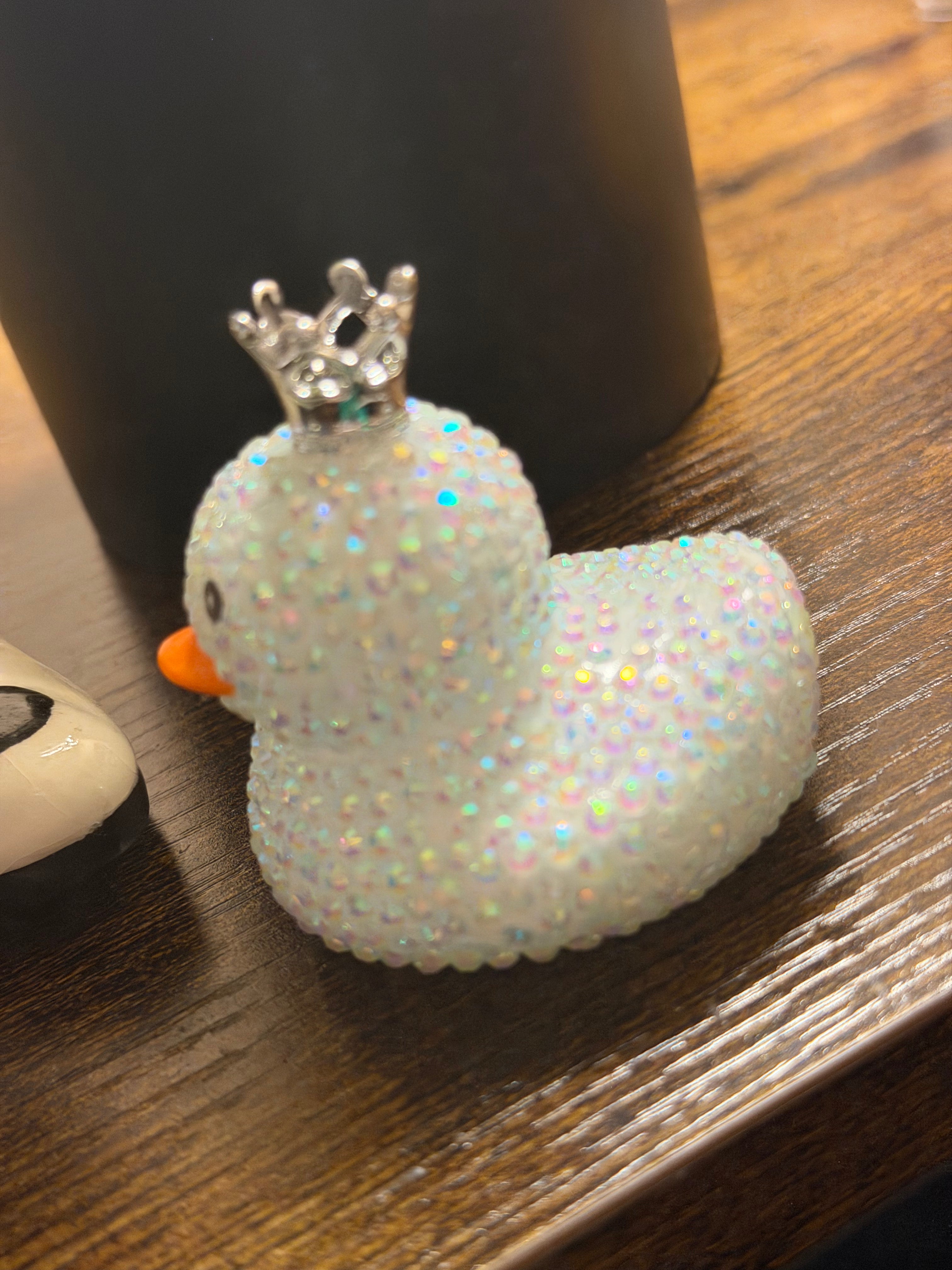 Bedazzled Duck with Crown