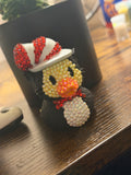 Cat In the Hat Inspired Bedazzled Duck