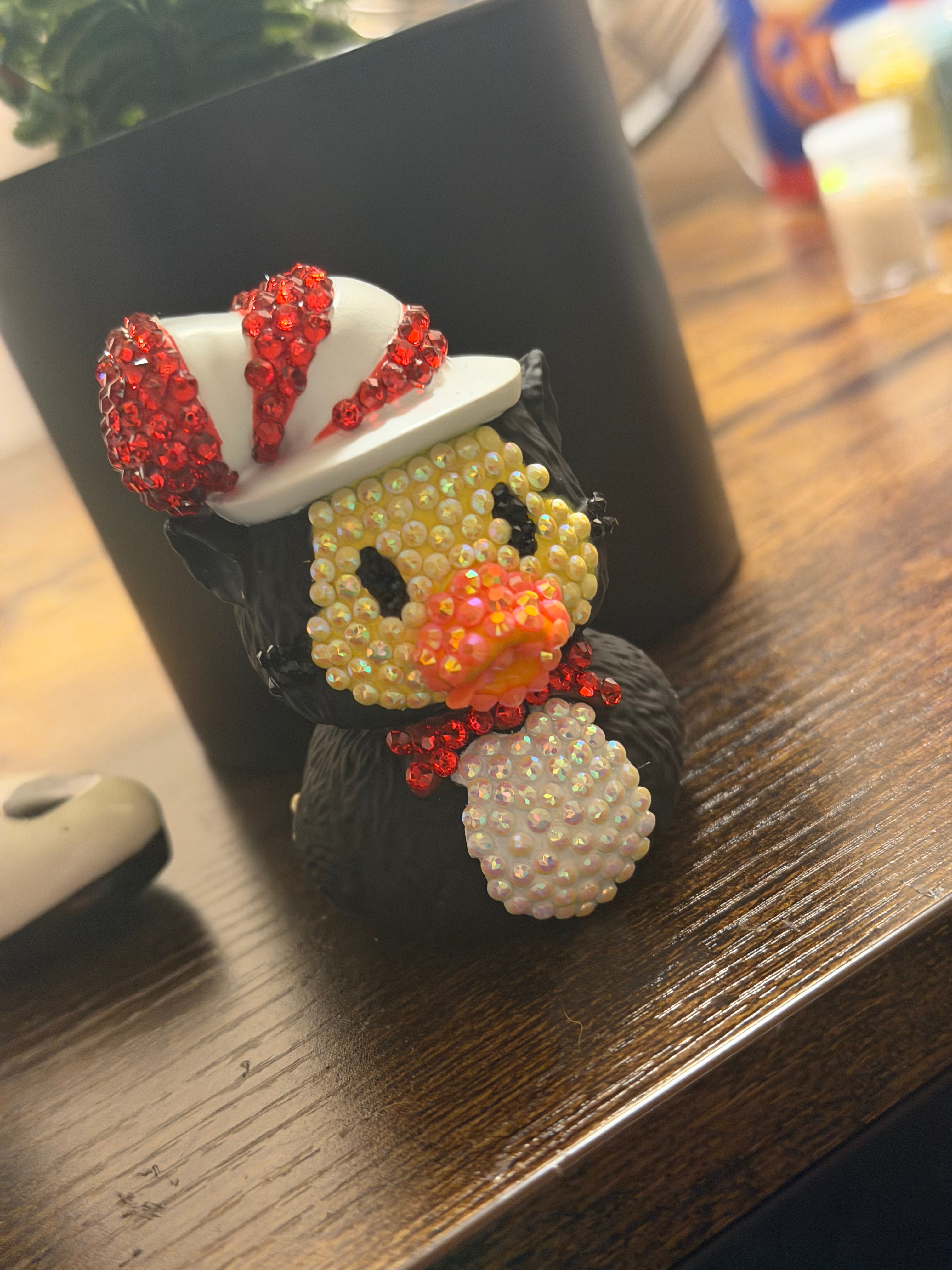 Cat In the Hat Inspired Bedazzled Duck