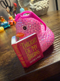 Book Lover Bling Duck