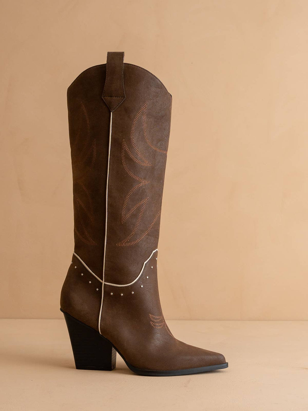 The Ashton | Coffee Cowboy Fall Boot with Flaire