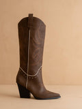 The Ashton | Coffee Cowboy Fall Boot with Flaire