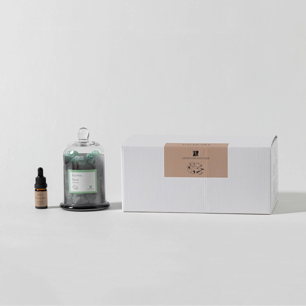 Sleeping Oasis Gemstone Diffuser [apple/amber]
