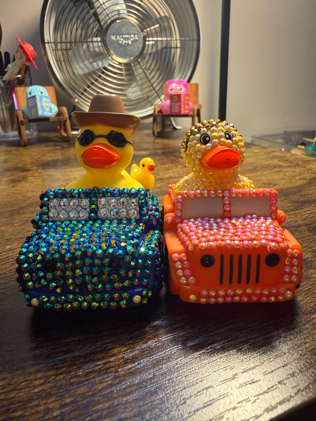 Jeep Bedazzled Ducks