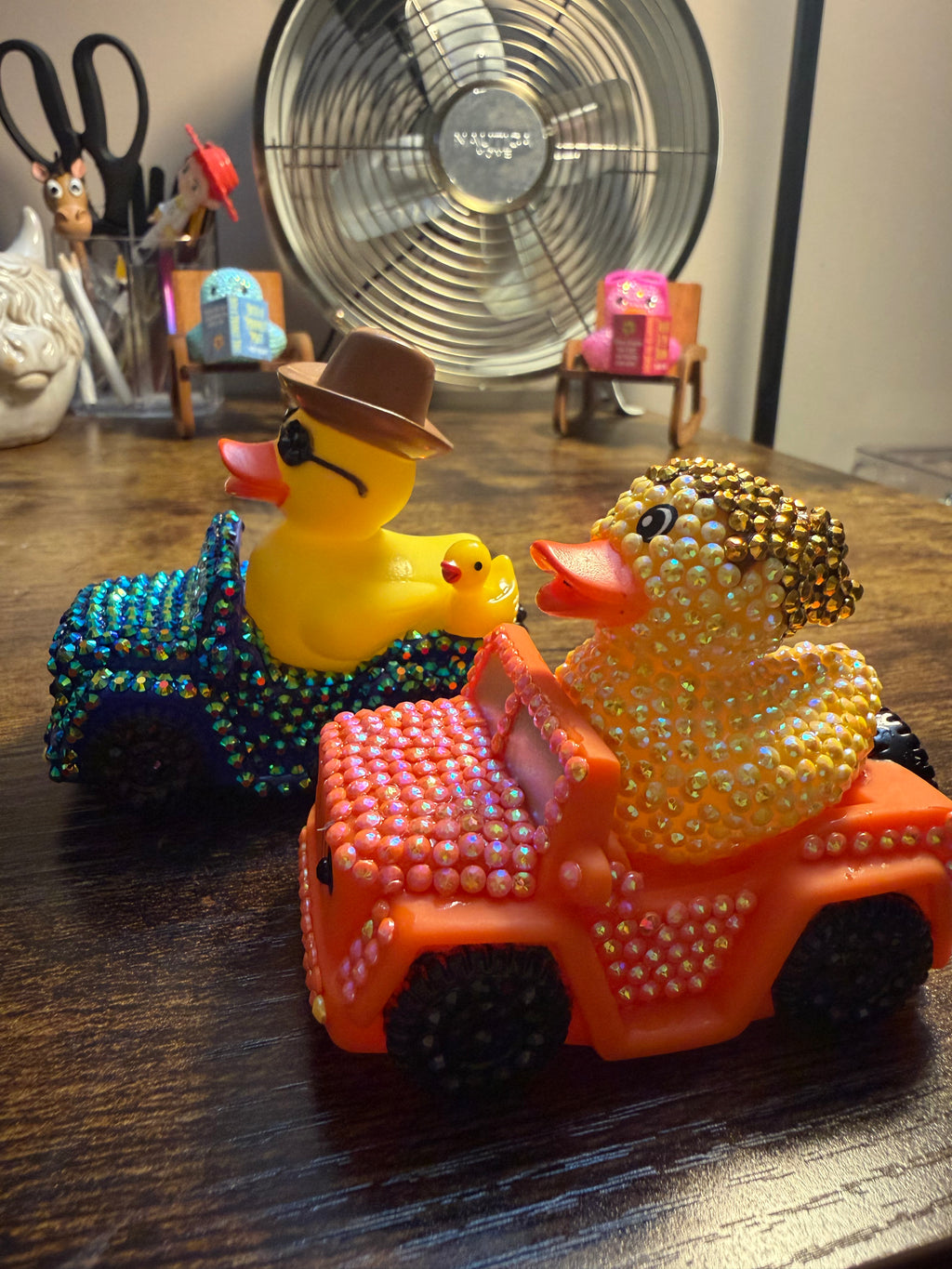 Jeep Bedazzled Ducks