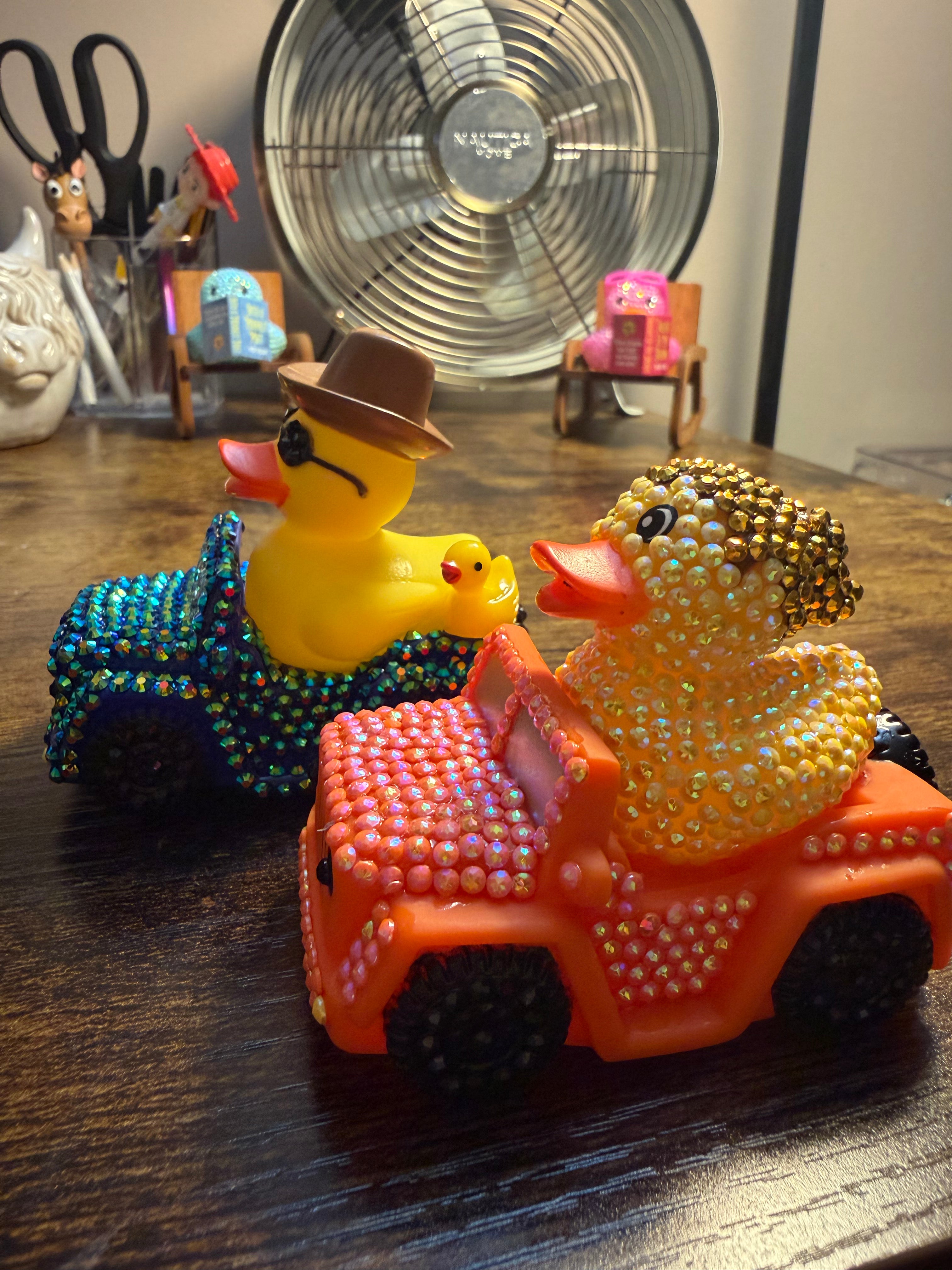 Jeep Bedazzled Ducks
