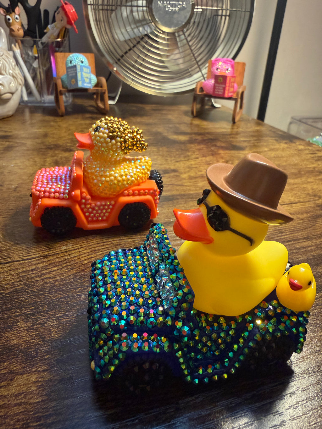 Jeep Bedazzled Ducks