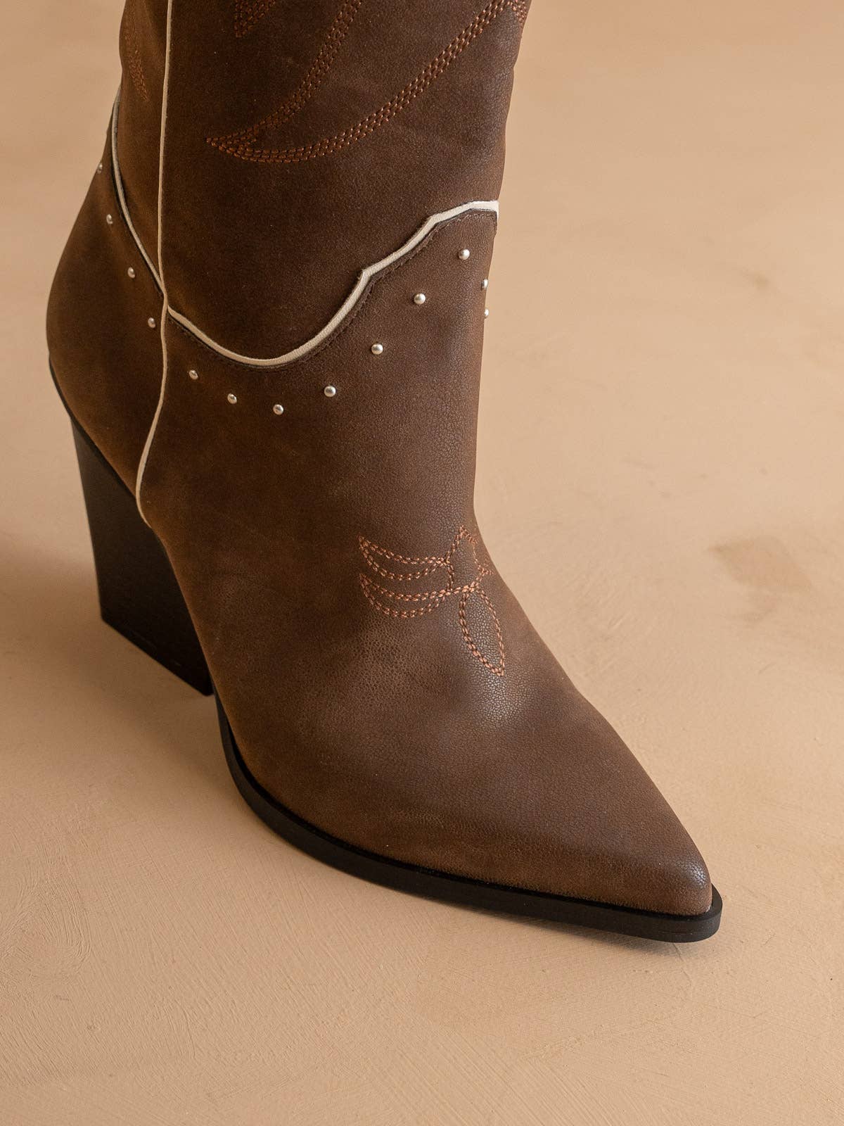 The Ashton | Coffee Cowboy Fall Boot with Flaire