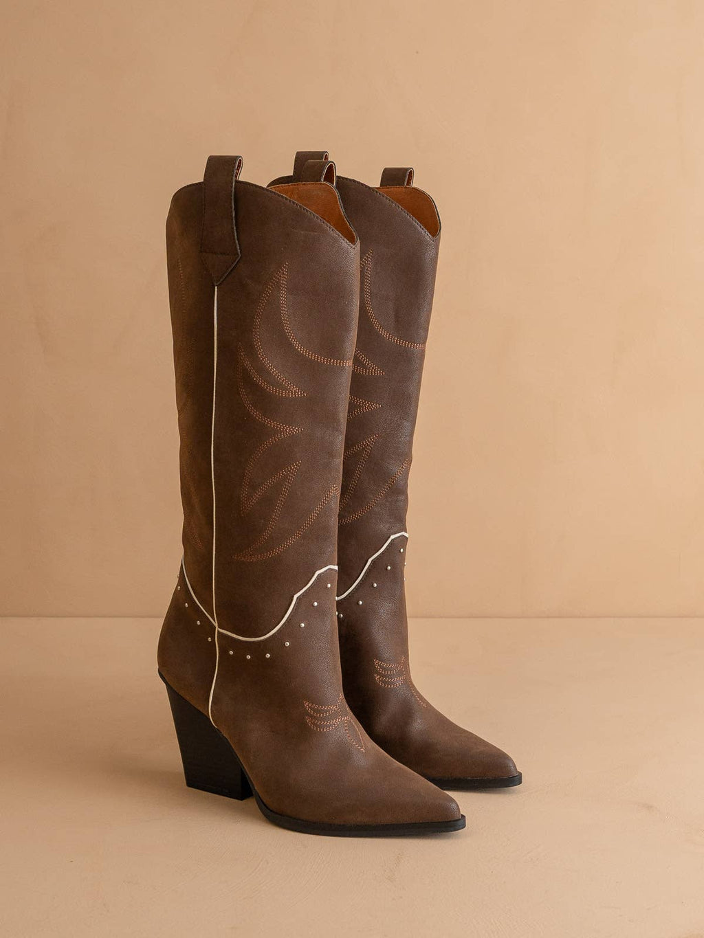 The Ashton | Coffee Cowboy Fall Boot with Flaire